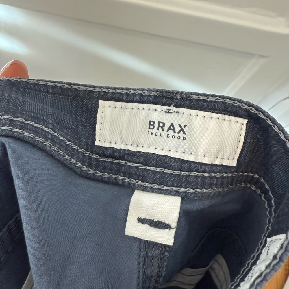 Brax Cooper Fancy Plaid Pants View 6